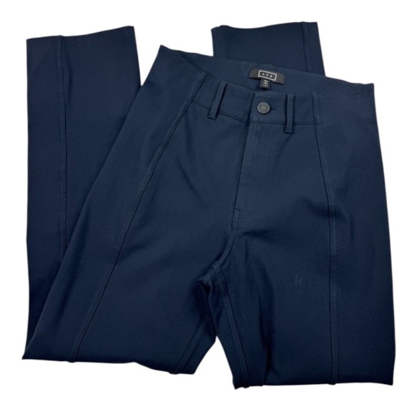 AYR The Sizzle Tonal Seamed Pants in Navy Blue 2 Business Casual - Picture 5 of 7